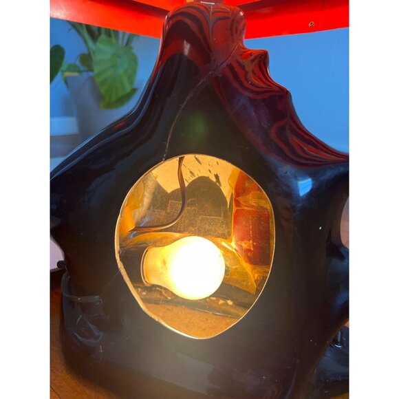 Vintage Asian Style Ship Mid Century Modern Table Lamp - Picture 5 of 7